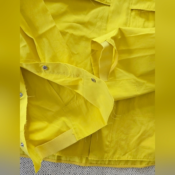 NWT NIKE × EVERY STITCH CONSIDERED Bright Yellow Raw-Cut Jacket Size:M ITALY - Picture 5 of 16